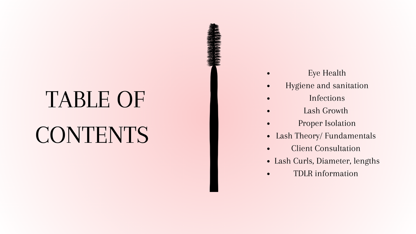 Lash Master Manual